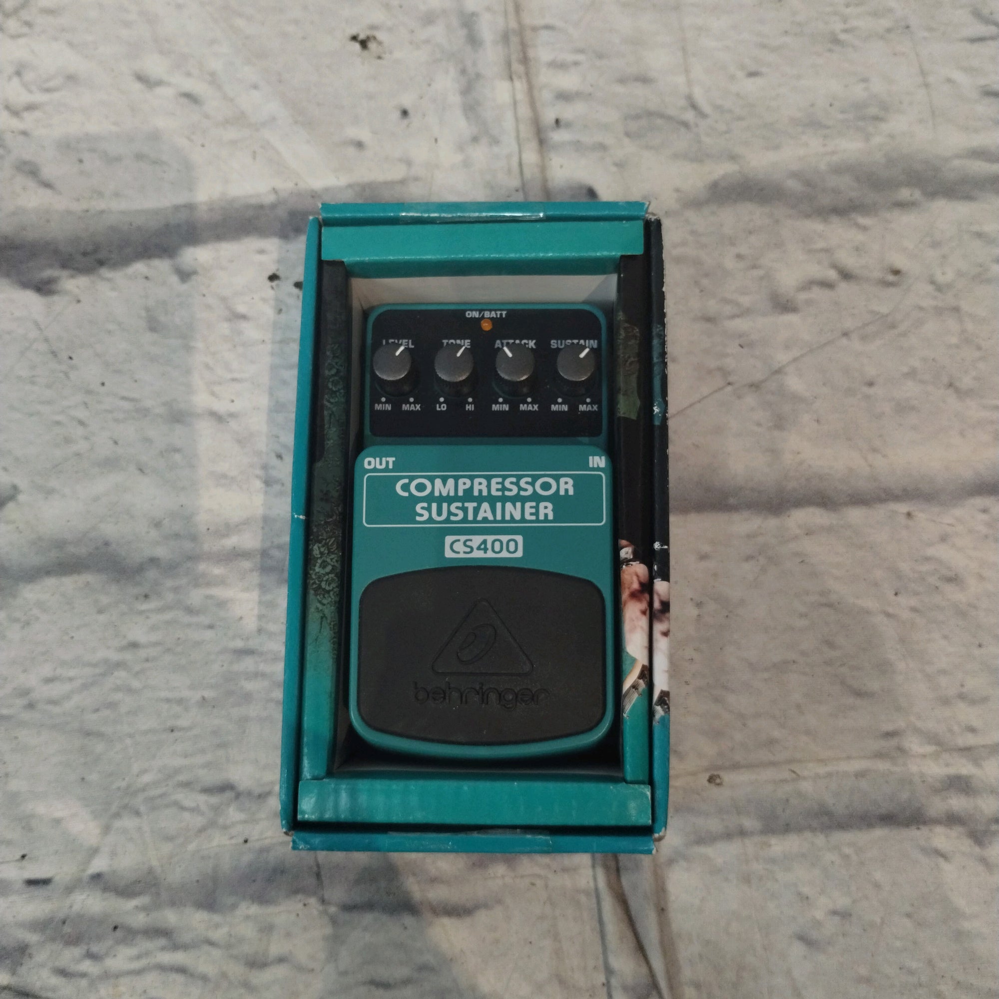 Behringer CS400 Compressor Sustainer Pedal Compression Pedal