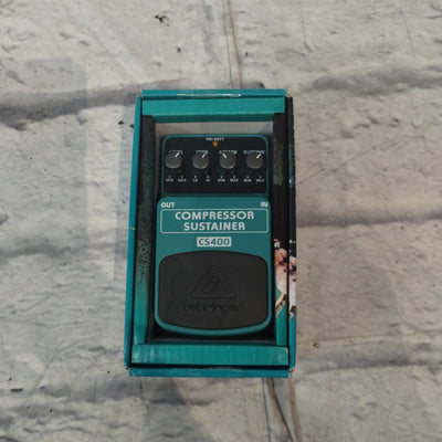 Behringer CS400 Compressor Sustainer Pedal Compression Pedal