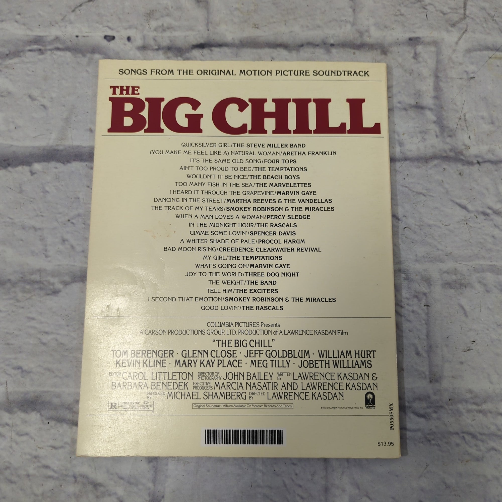 "The Big Chill" Movie Soundtrack Songbook for Piano/Voice/Guitar