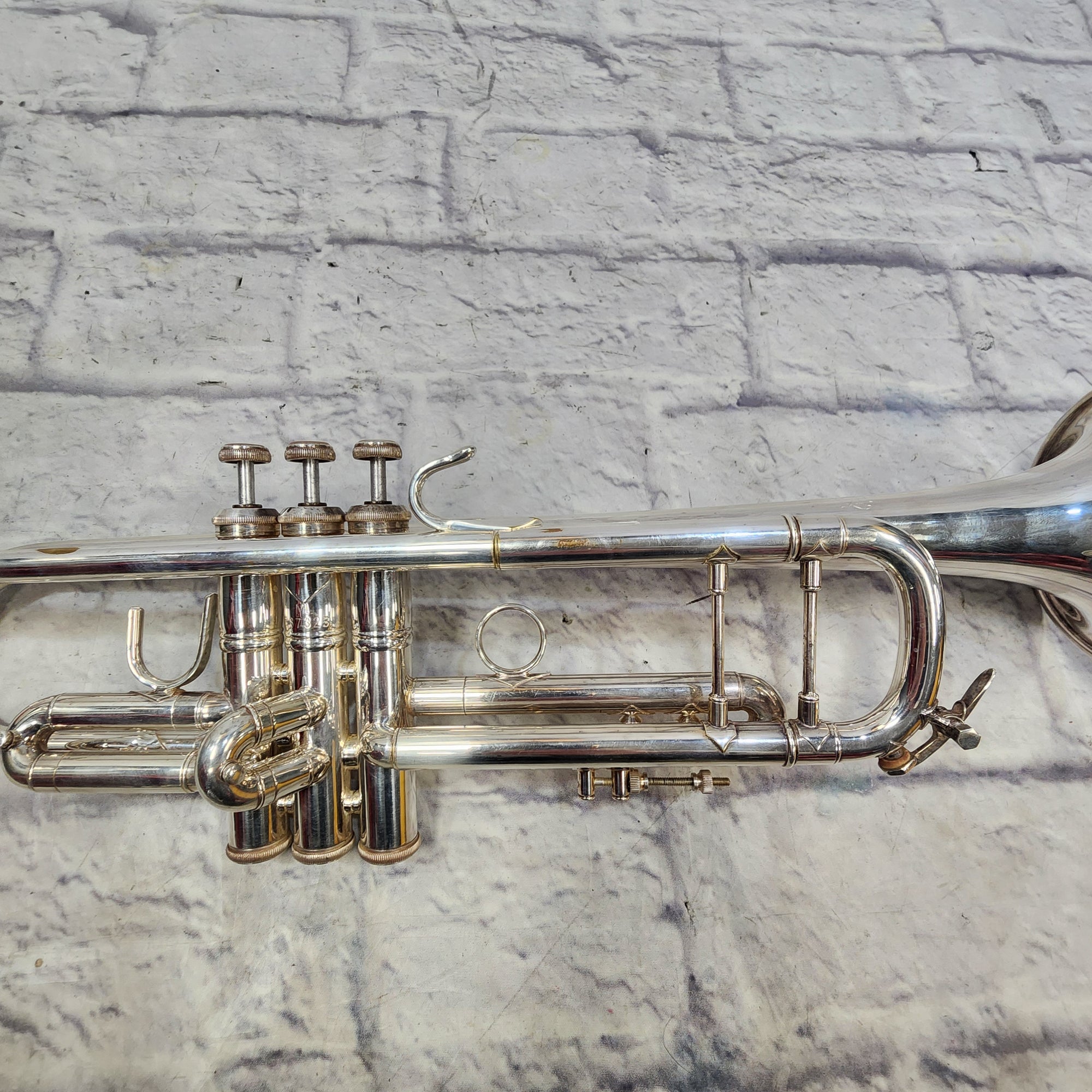 Bach Stradivarius Model 37 Silver Plated Trumpet with Mouthpiece