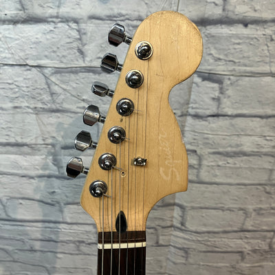 Squier Stratocaster w/ Duncan Bridge H Pickup - Black Electric Guitar