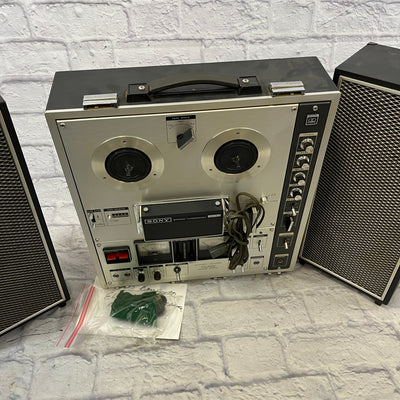 Sony TC630 Reel to Reel Recorder with Speakers AS IS