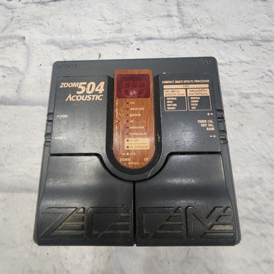 Zoom 504 Multi Effects Pedal for Acoustic Guitar