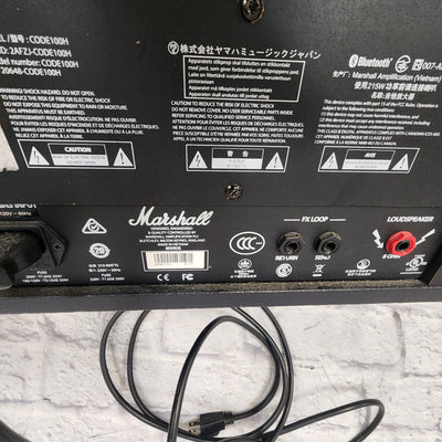 Marshall Code 100H 100 Watt Digital Modeling Guitar Amp Head