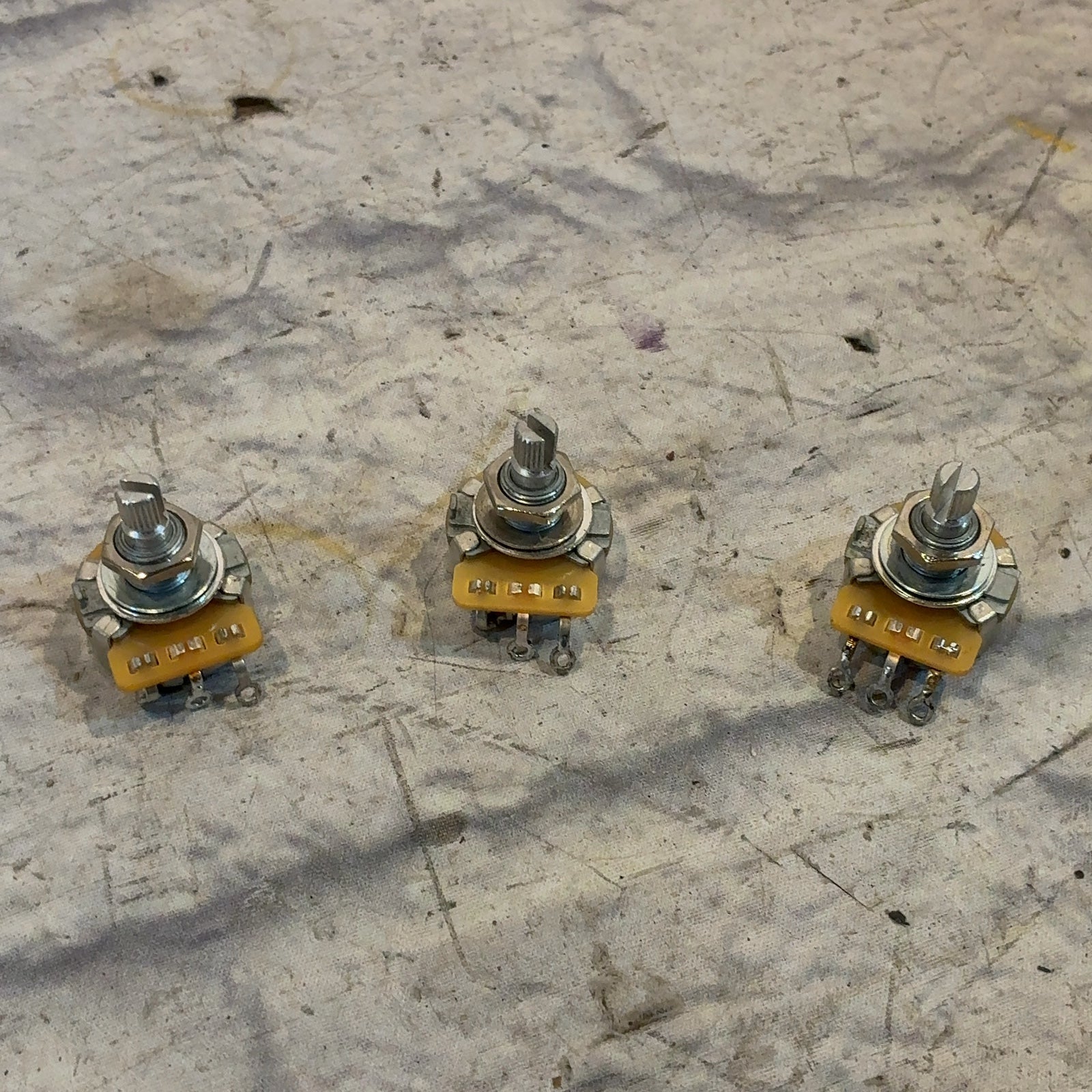 CTS 500k Potentiometer Set of Three