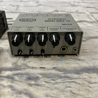 Rolls MX28 Stereo Mini-Mix VI Headphone Amp