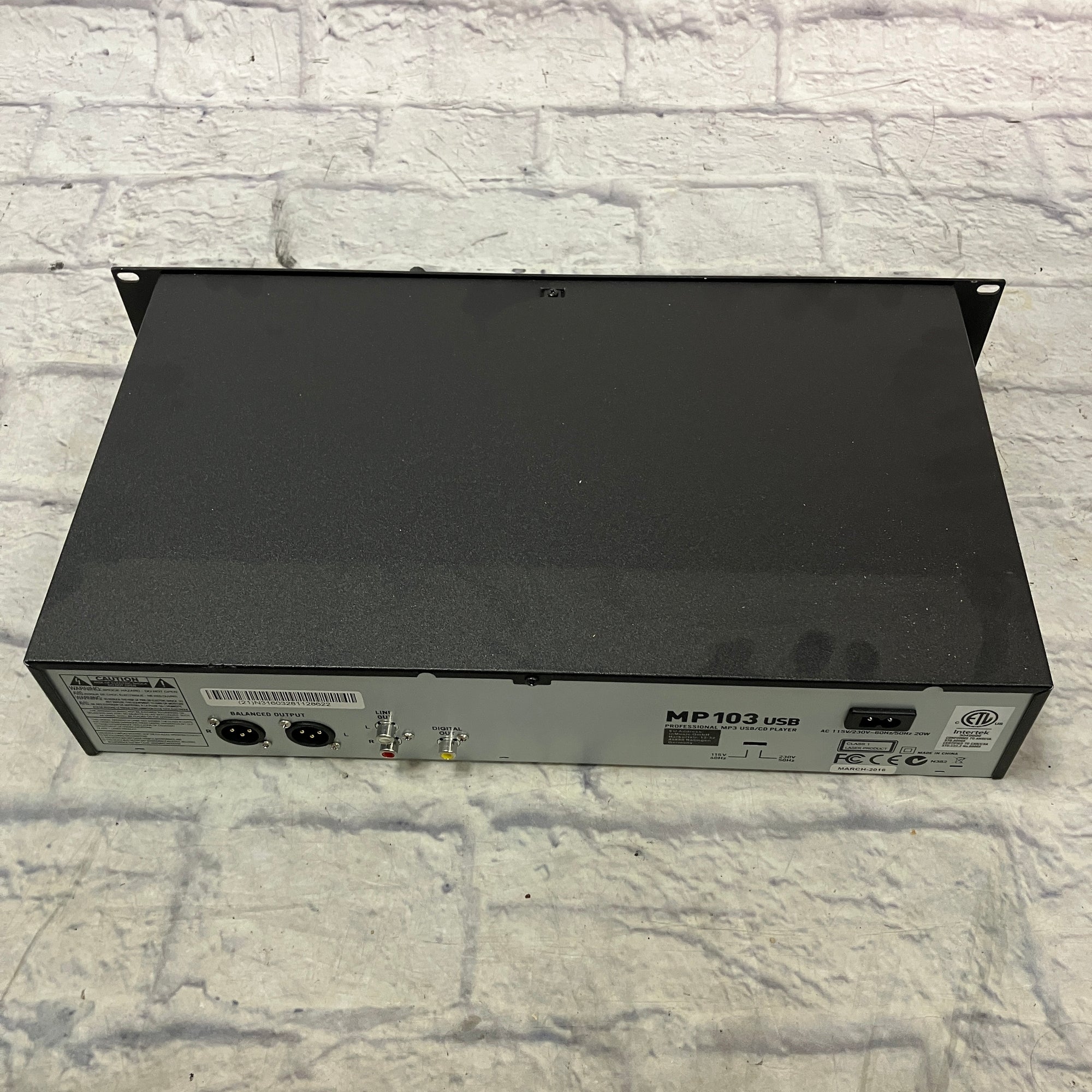 Numark MP103 USB DJ Rack