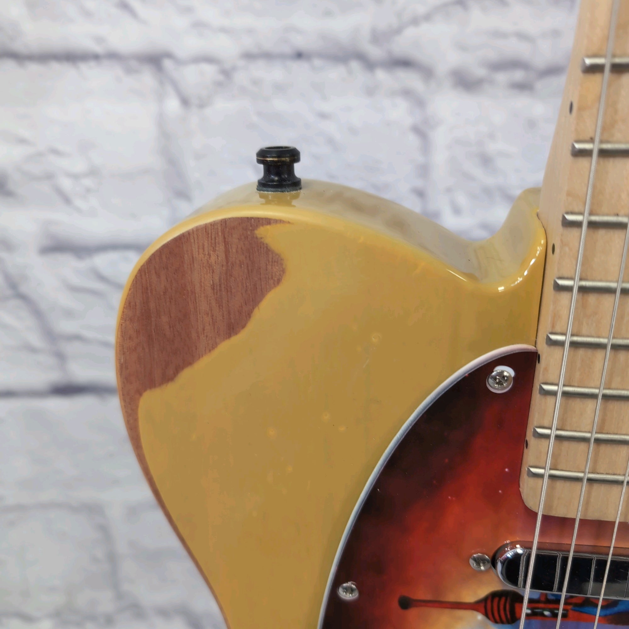 Squier Affinity Telecaster Electric Guitar Relic w/ 1950s Sci Fi Woman Pickguard