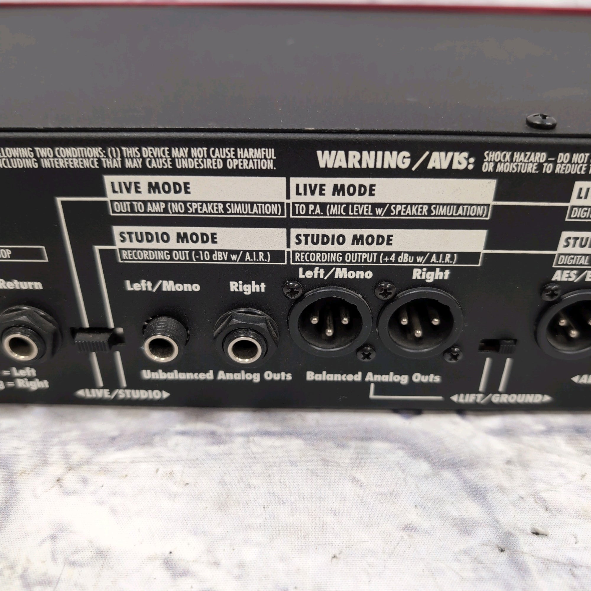 Line 6 Pod Pro Rack Multi Effect and Amp Modeler