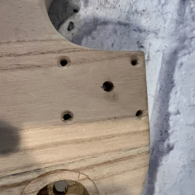 Unknown Unfinished LP Style Bolt-On Electric Guitar Body