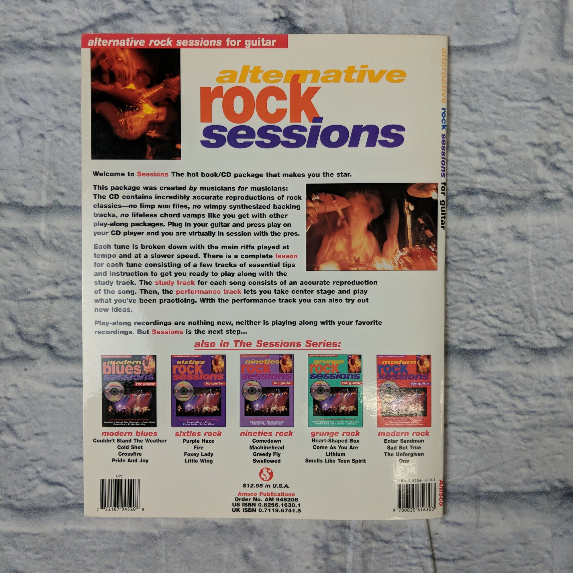 Alternative Rock Sessions for Guitar Smashing Pumpkins [With CD]