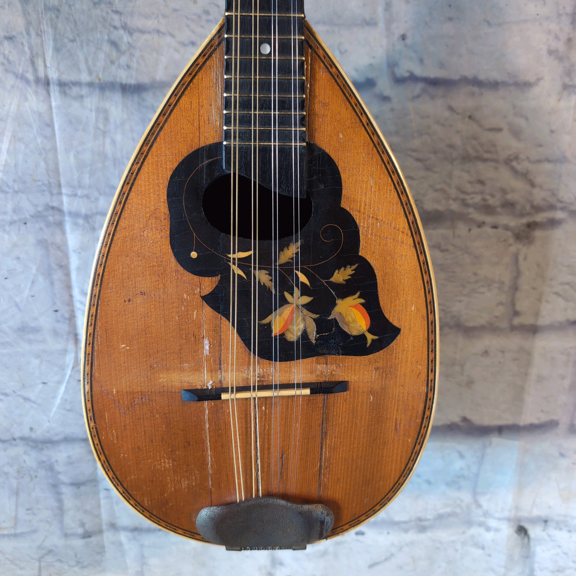 Antique Vintage Florentine Bowl Back Mandolin