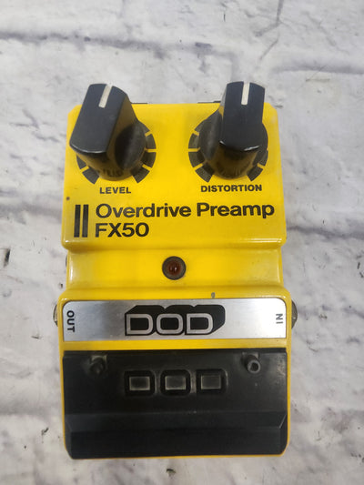 DOD FX50 Overdrive Preamp Pedal