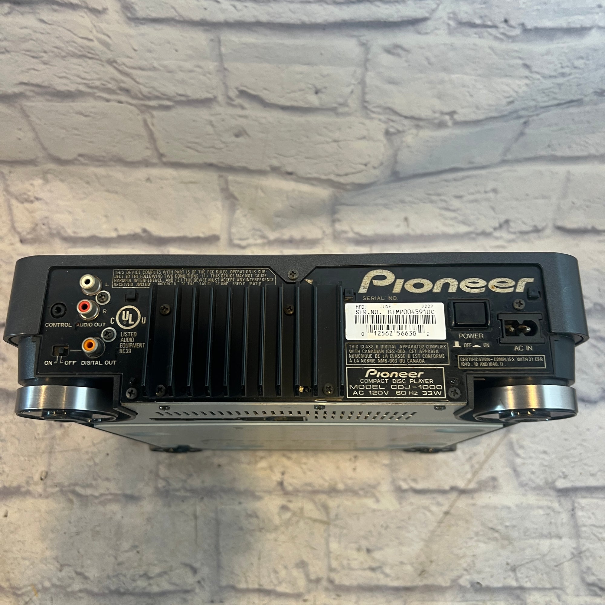 Pioneer CDJ-1000 DJ Turntable