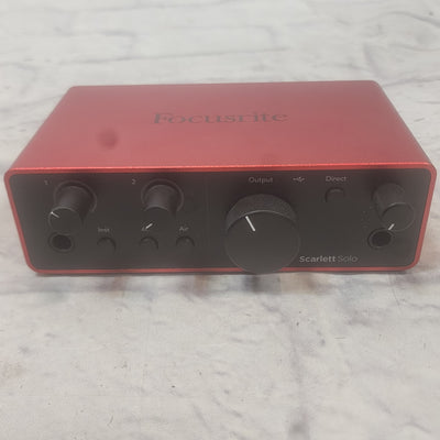 Focusrite Scarlett Solo USB Recording Interface