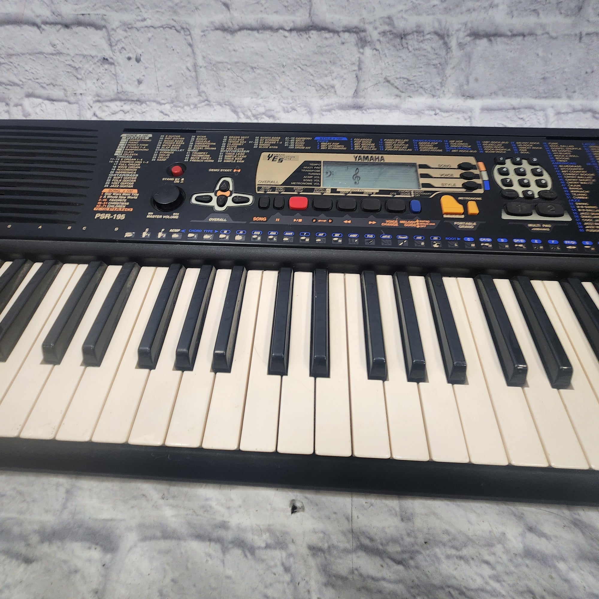 Yamaha  PSR-195 61-Key Keyboard VIntage 1990s