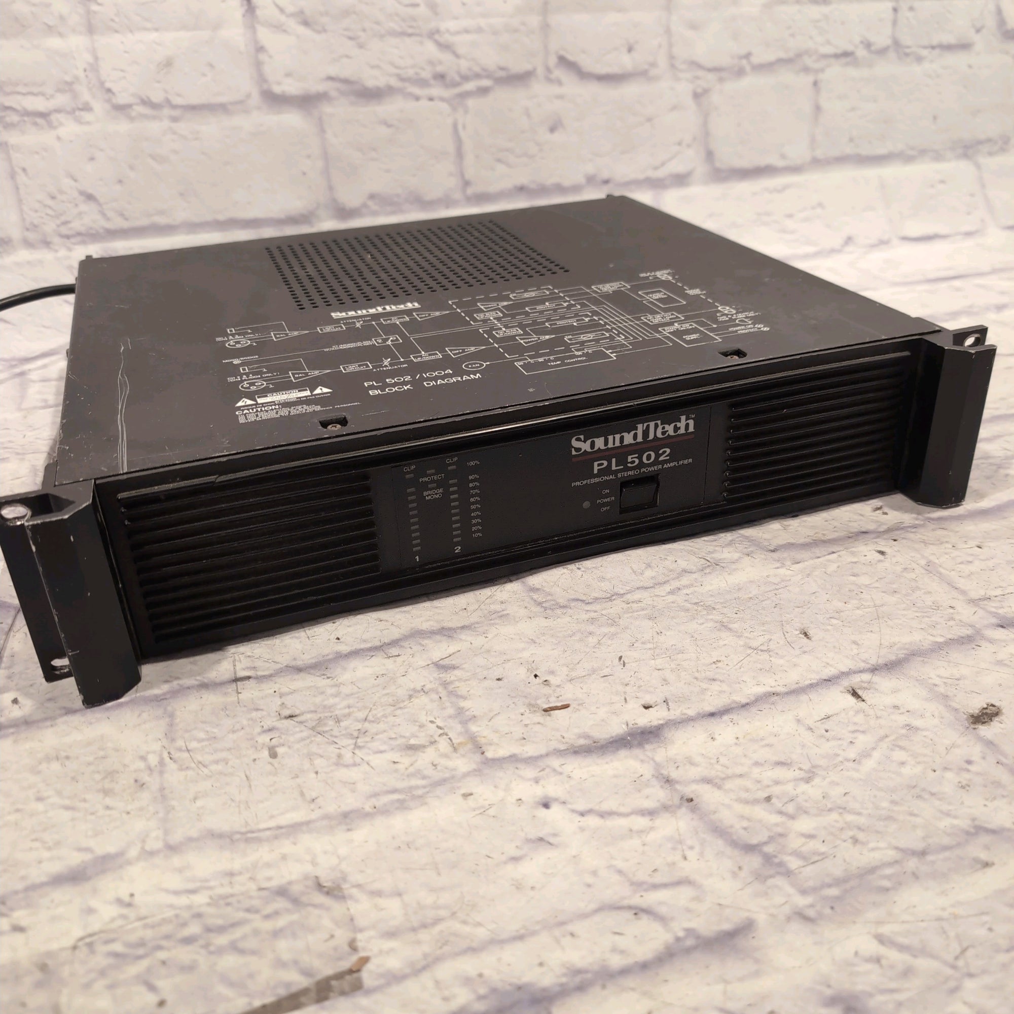 Soundtech PL502 2-channel Pro Stereo Power Amplifier 500 Watts