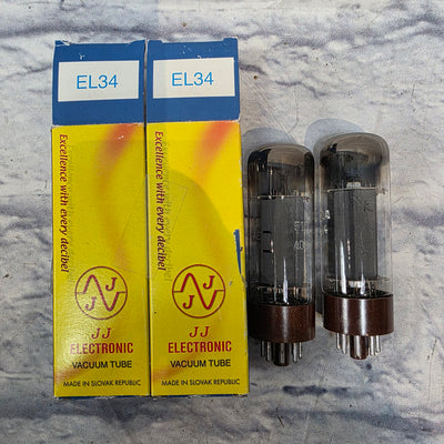 Tesla EL34 37 Tube Pair Amplifier Tubes
