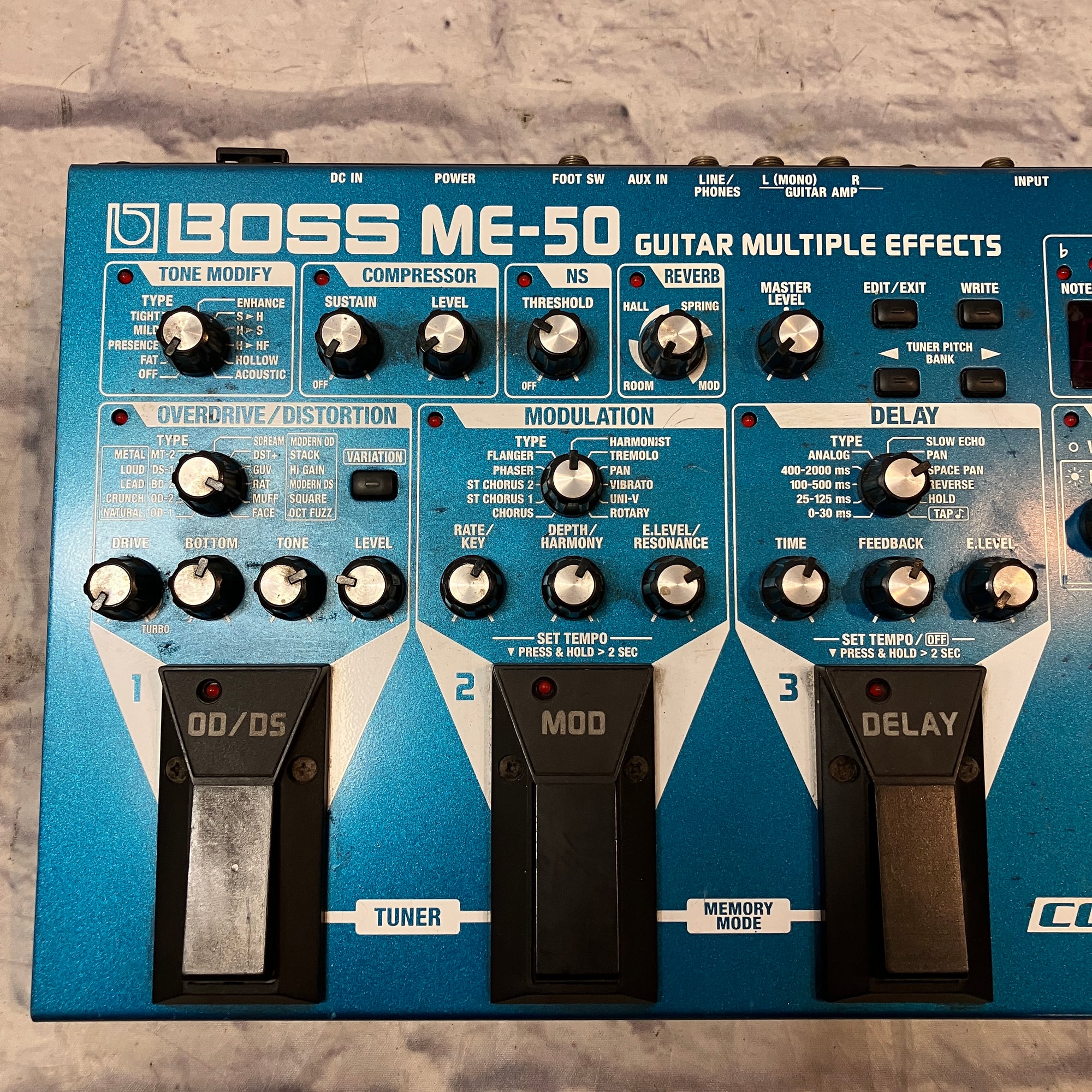Boss ME-50 Guitar MultiEffects Unit
