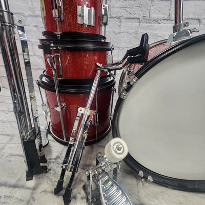 Cecilio Junior 5pc Drum Set with Stands and Cymbals