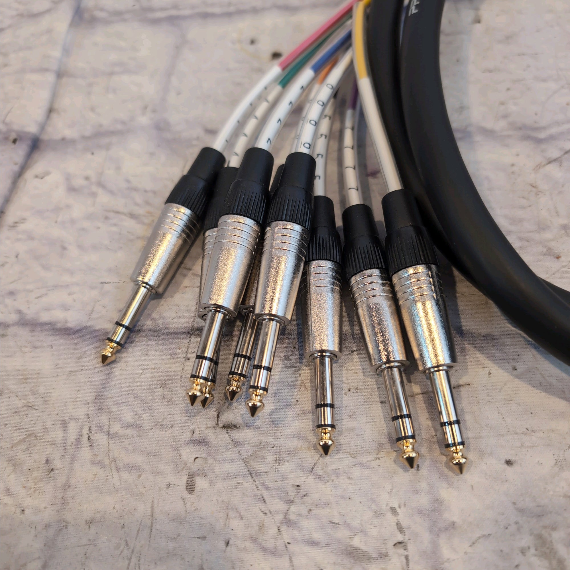 PRORECK 6ft 8-Channel TRS to TRS Audio Cable