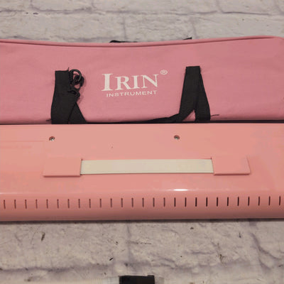 Irin Pink Melodica with Carry Case