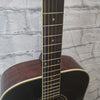 Washburn D-100sb Acoustic Guitar Flame Top