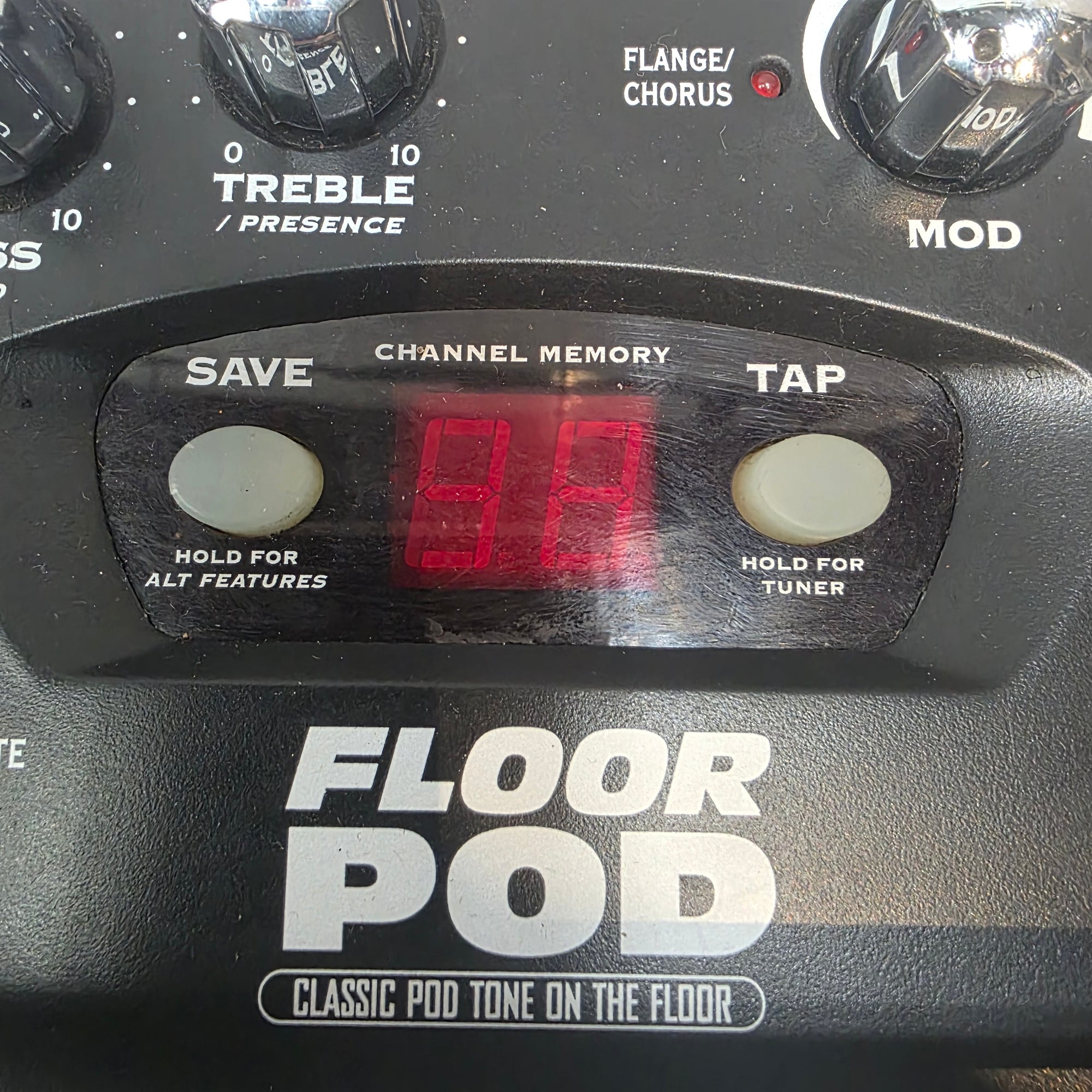 Line 6 Floor Pod Effects Pedal - no power supply