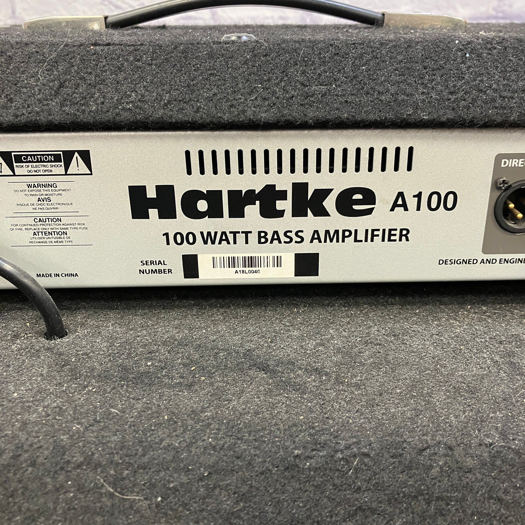 Hartke A100 Bass Combo Amp - Evolution Music