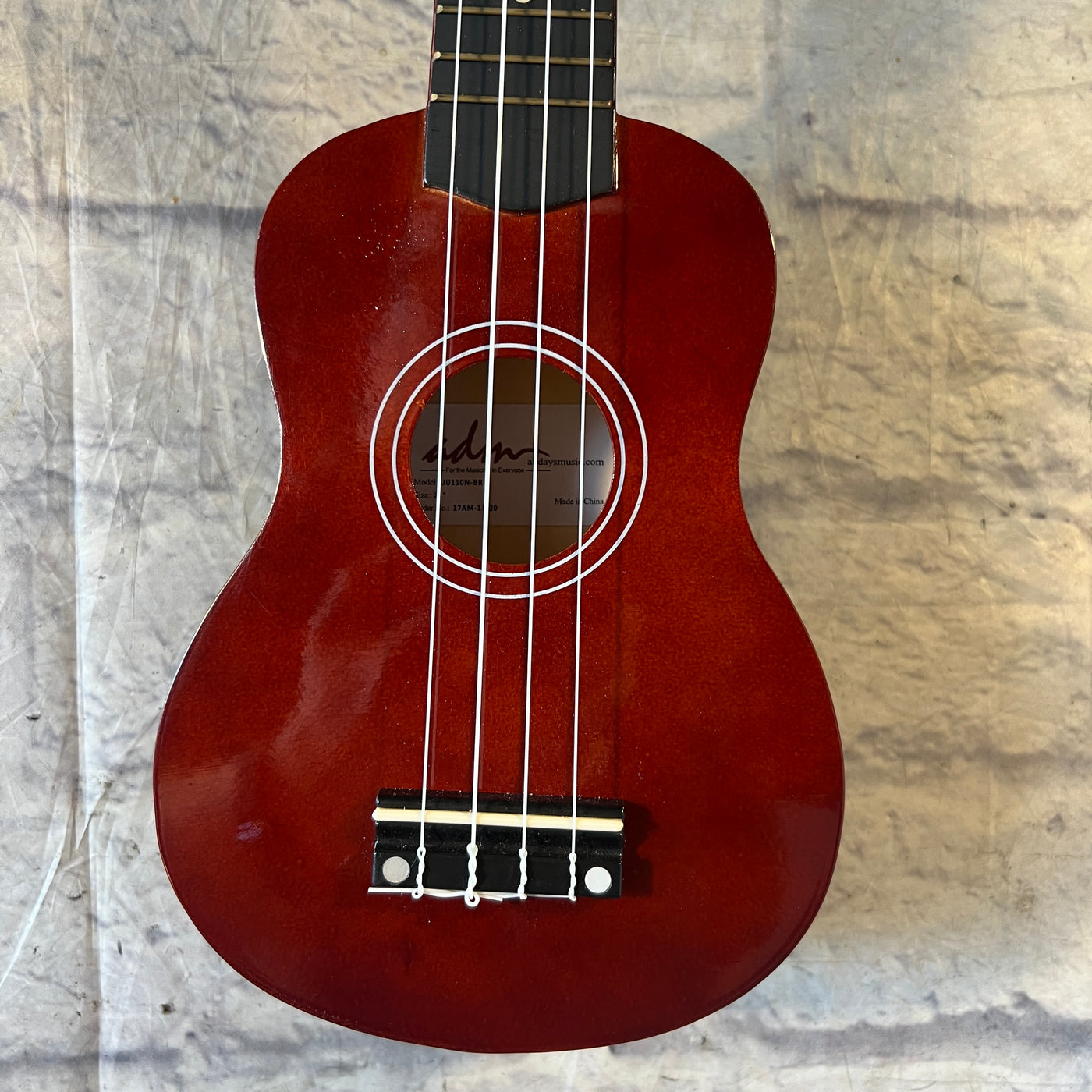ADM JU110N-BR Soprano Ukulele