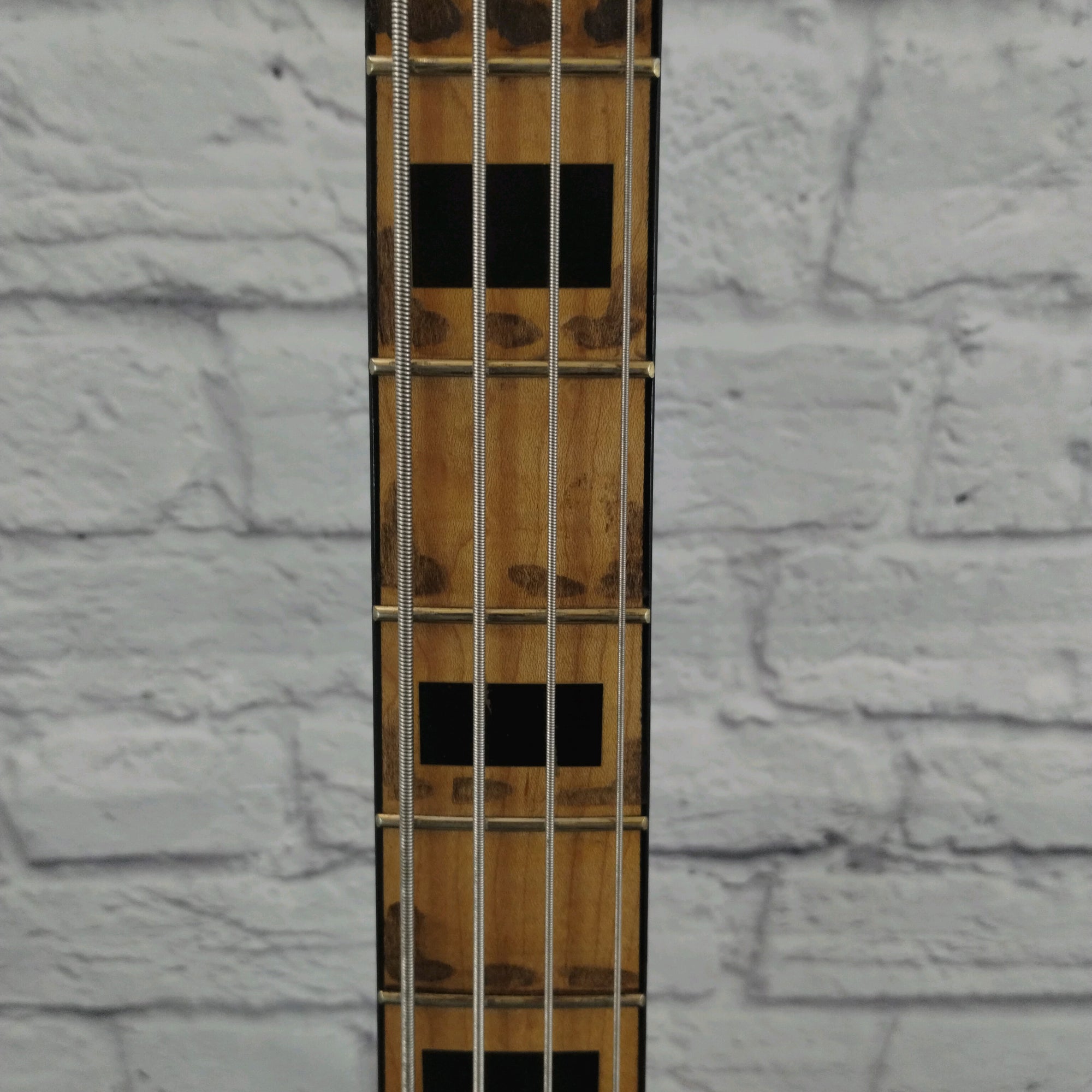 Unknown 70's "Fender" Jazz Bass Black W/ Case