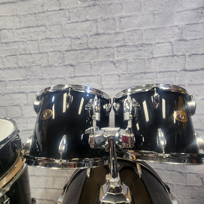 Tama Imperialstar 5pc Black Drum Kit Full Kit