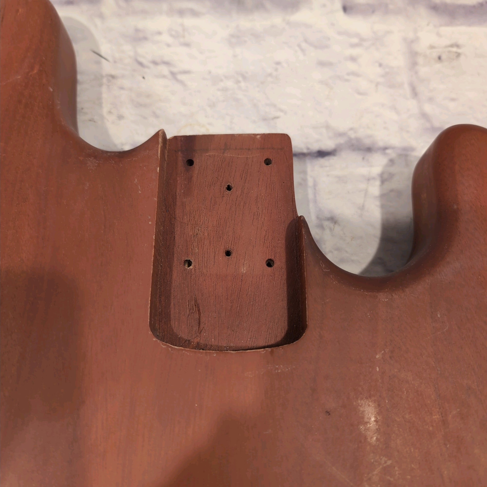 Unknown Walnut Bass Body