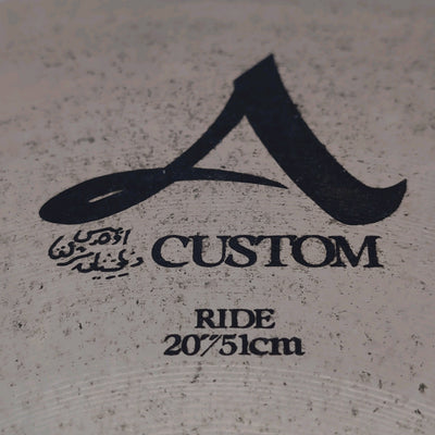 Zildjian 20" A Custom Ride Cymbal - 2250g