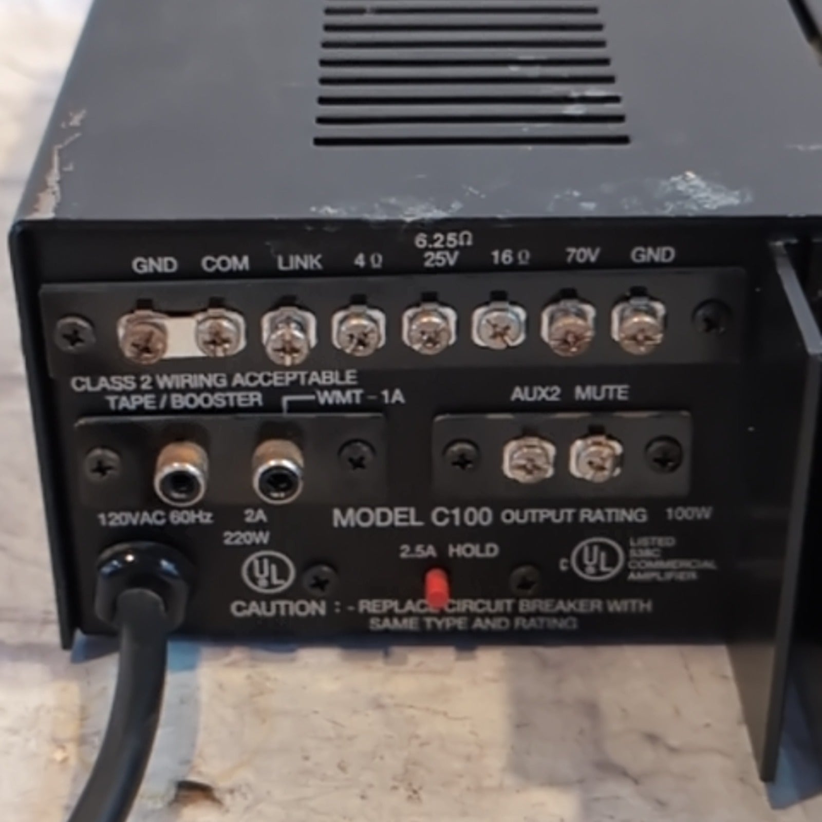 Bogen Classic Series C-100 Power Amp