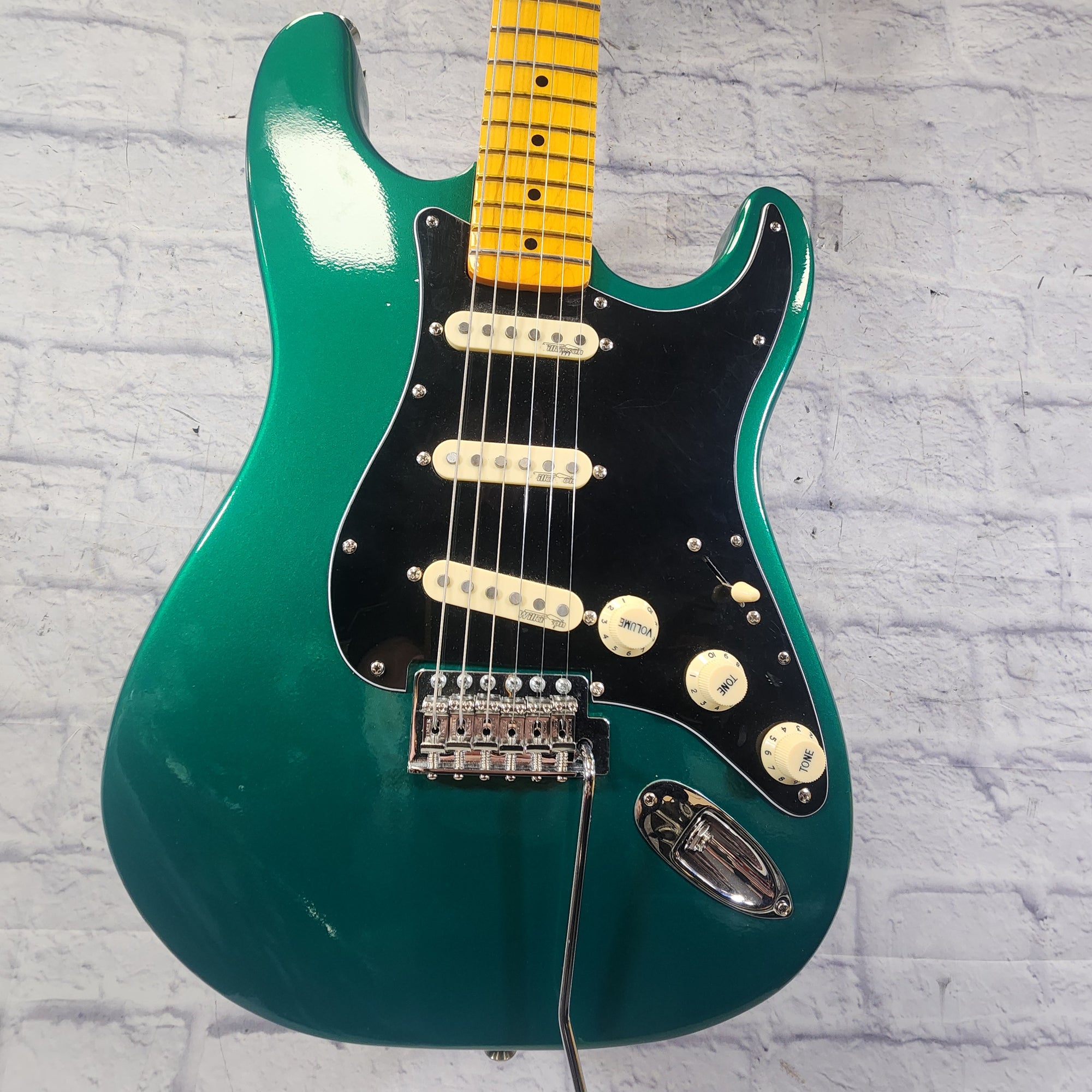 Unknown Partscaster Strat Emerald Green Electric Guitar
