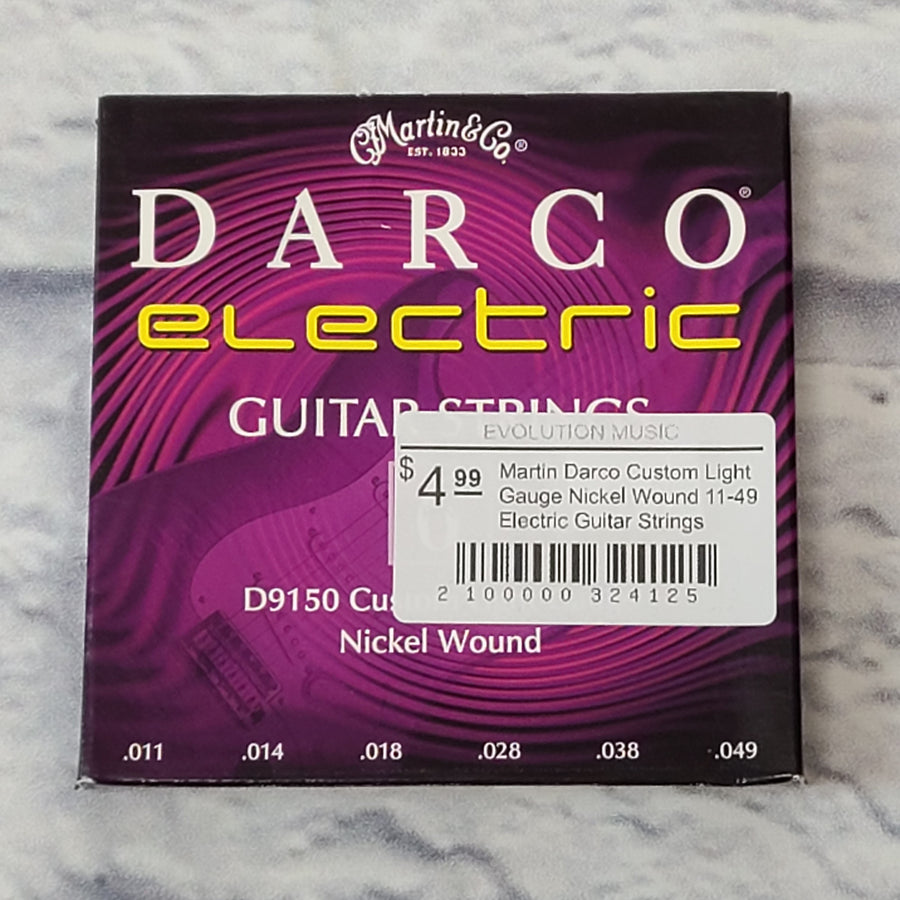 Martin Darco Custom Light Gauge Nickel Wound 11-49 Electric Guitar Strings