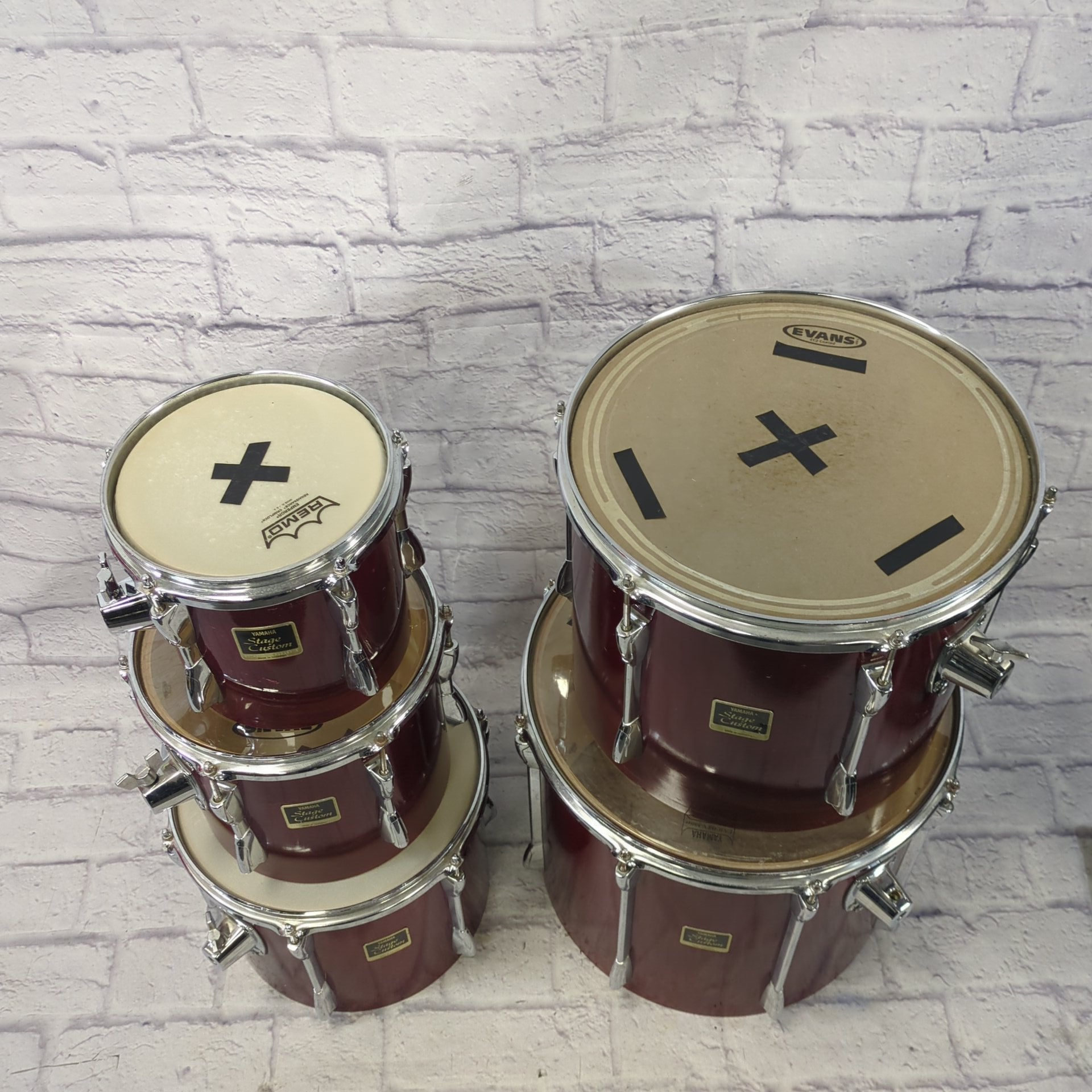 Yamaha Stage Custom 5 Piece Drum Set