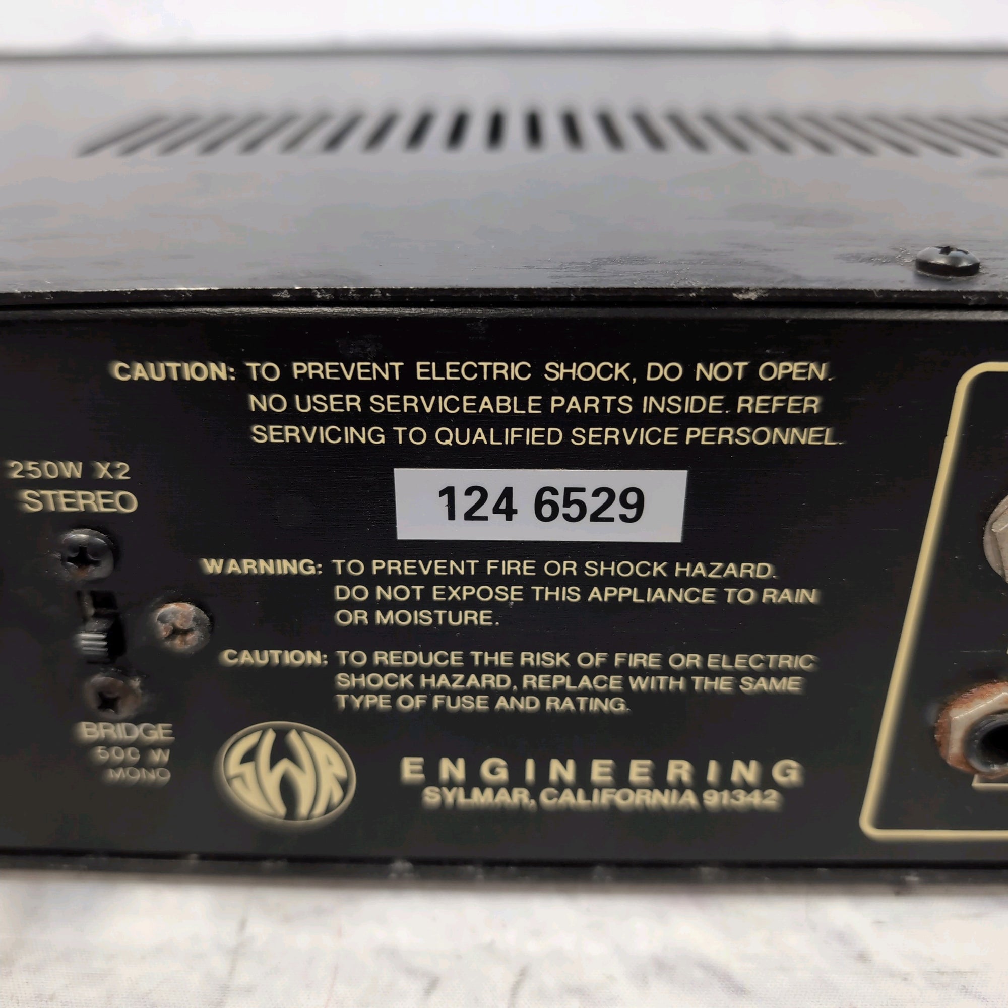 SWR SM-400S Bass Amp Head