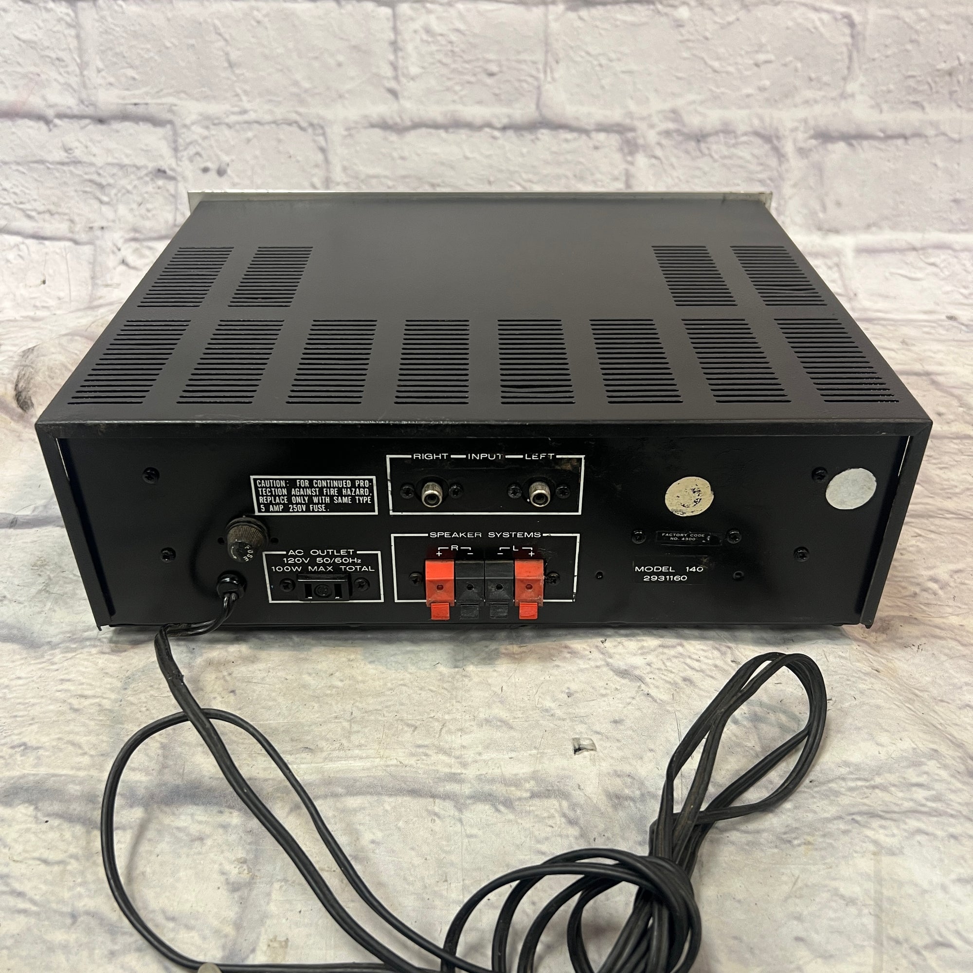 Marantz Marantz Model 140 Studio Power Amp Power Amp