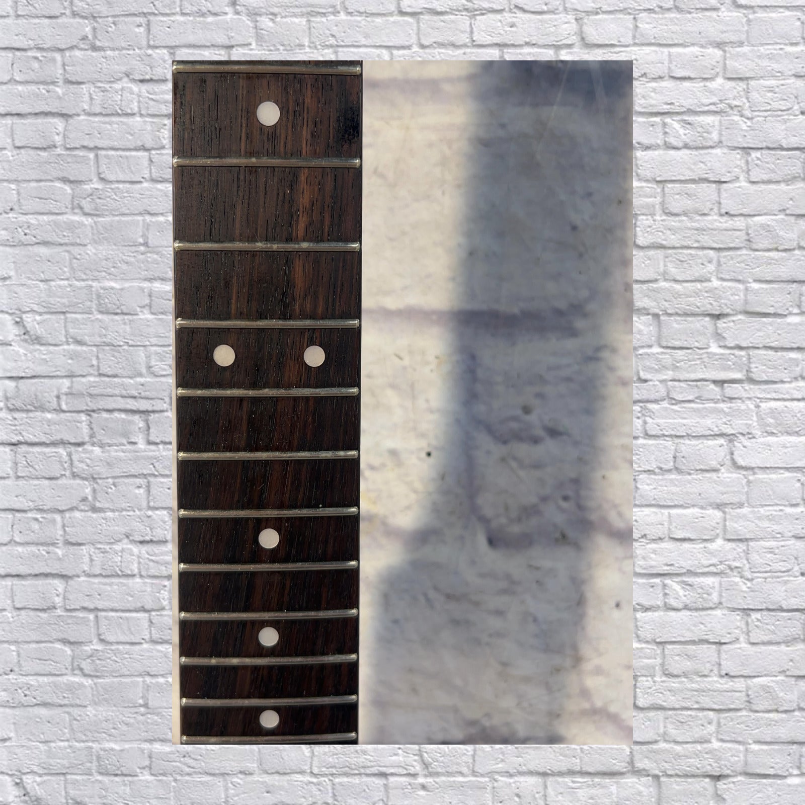 Unknown Strat Style Black 22 Fret Electric Guitar Neck