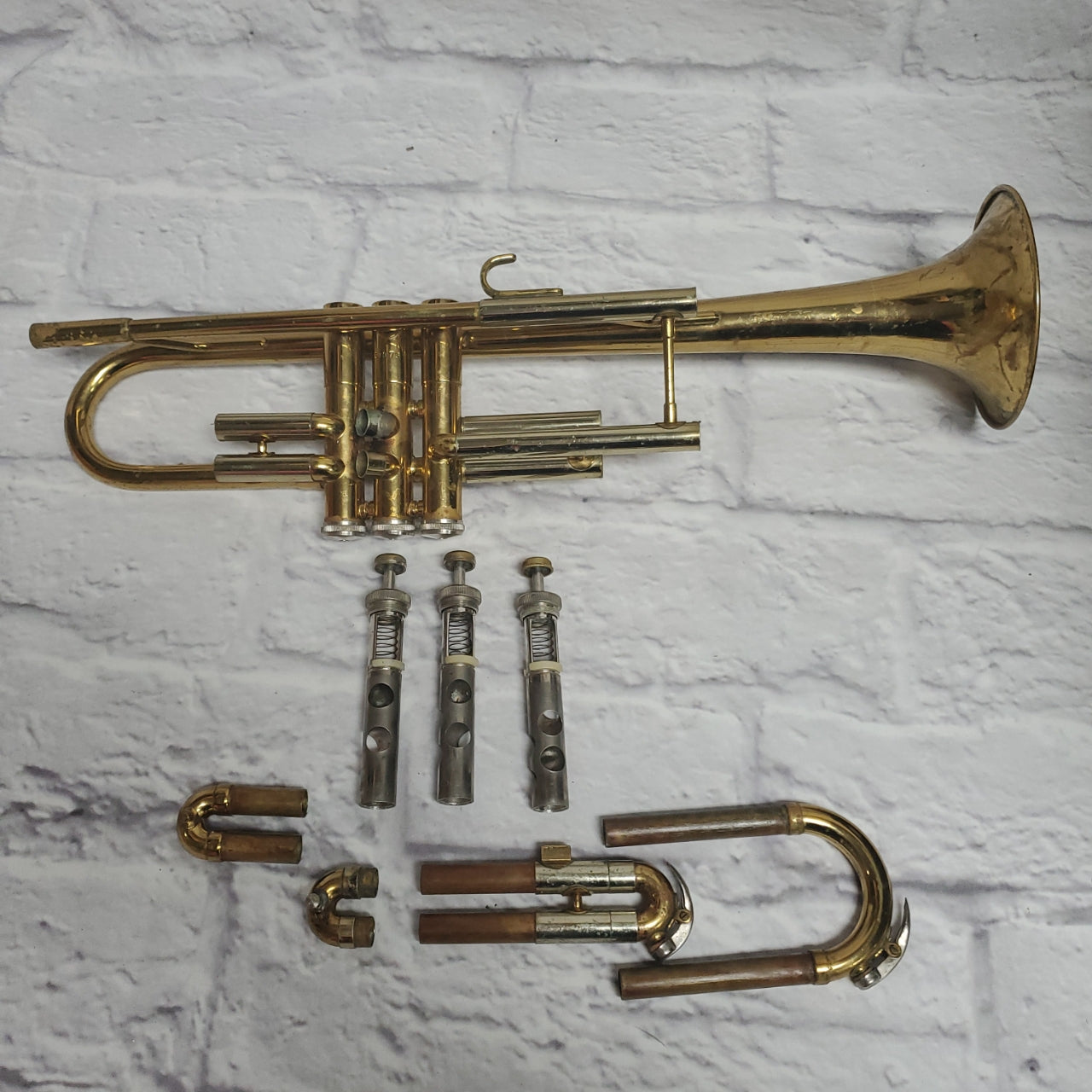 Vintage NEMC National Educational Music Company Trumpet Elkhorn Wisconsin