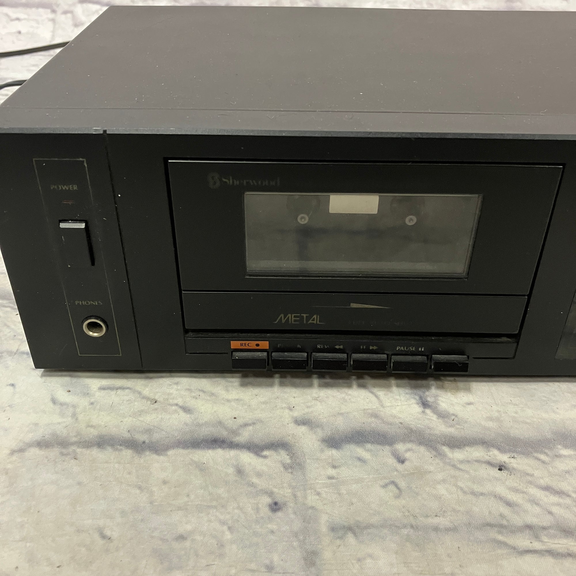 Sherwood CD320B Cassette Deck (AS IS)