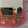 Unknown Pink Paisley Parts Telecaster Electric Guitar