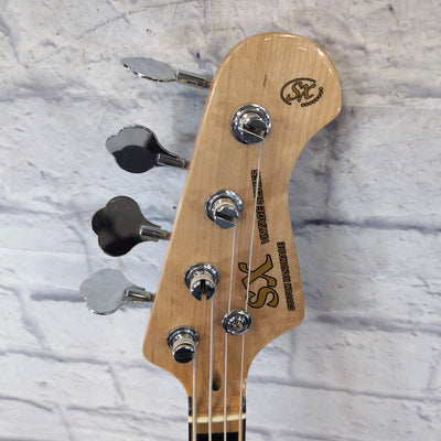 SX Jazz Bass Vintage Series 4 String Upgraded