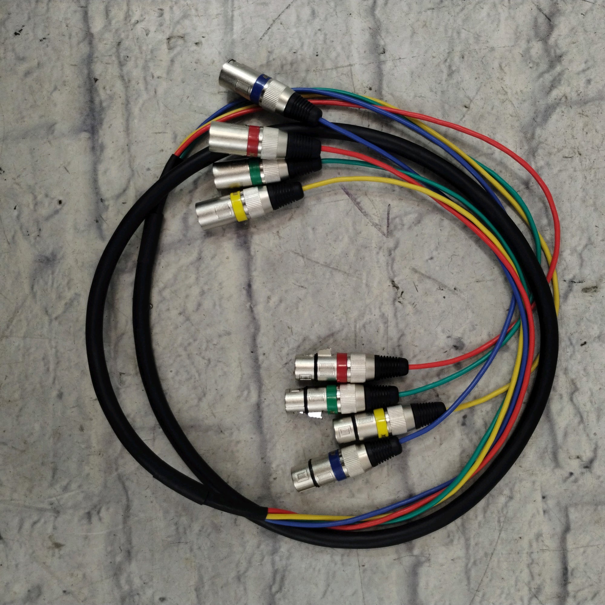 EBXYA 6ft 4-Channel XLR Snake
