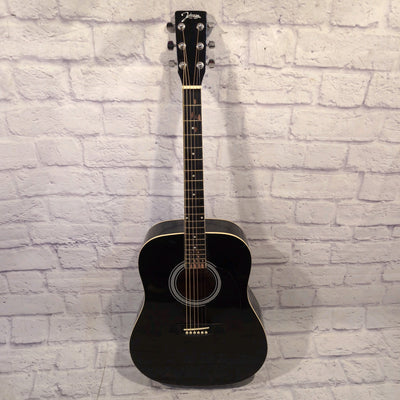 Johnson JG-610-B Acoustic Guitar - Black