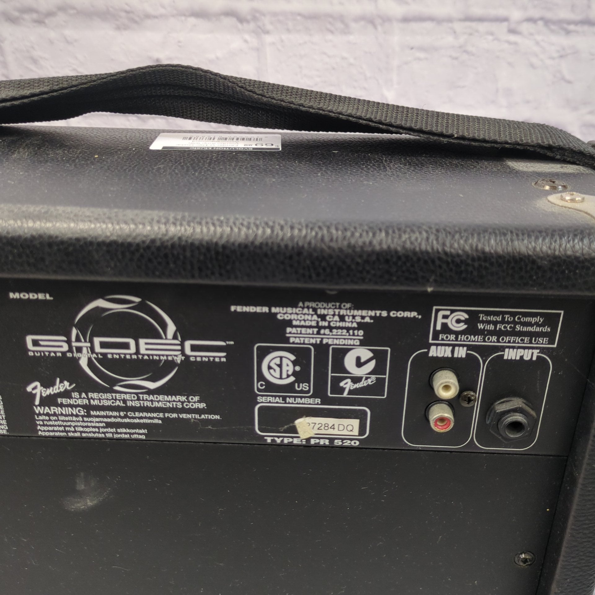 Fender G-Dec Guitar Combo Amp with Accompaniment