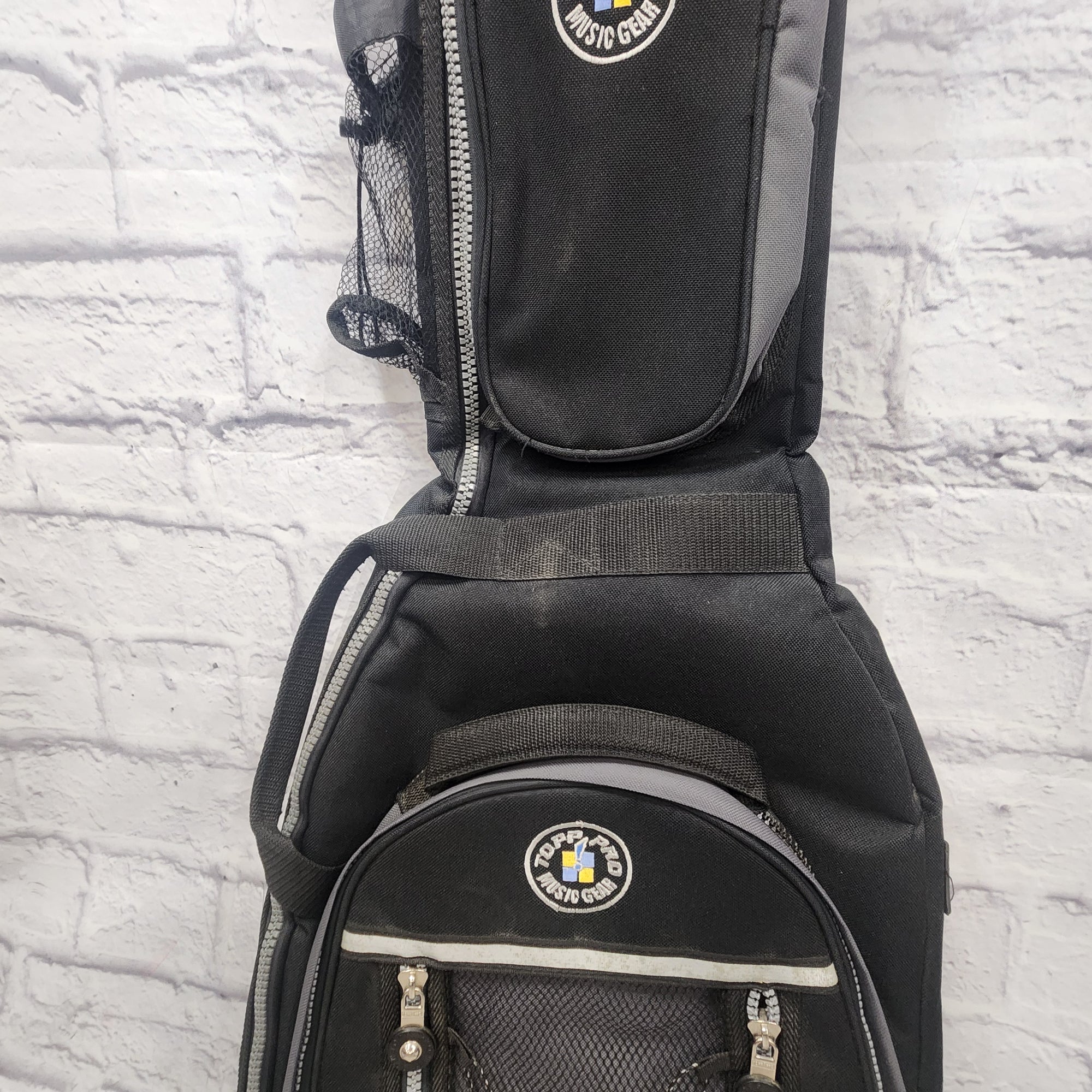 Topp Pro Electric Guitar Gig Bag with Removable Backpack Pocket