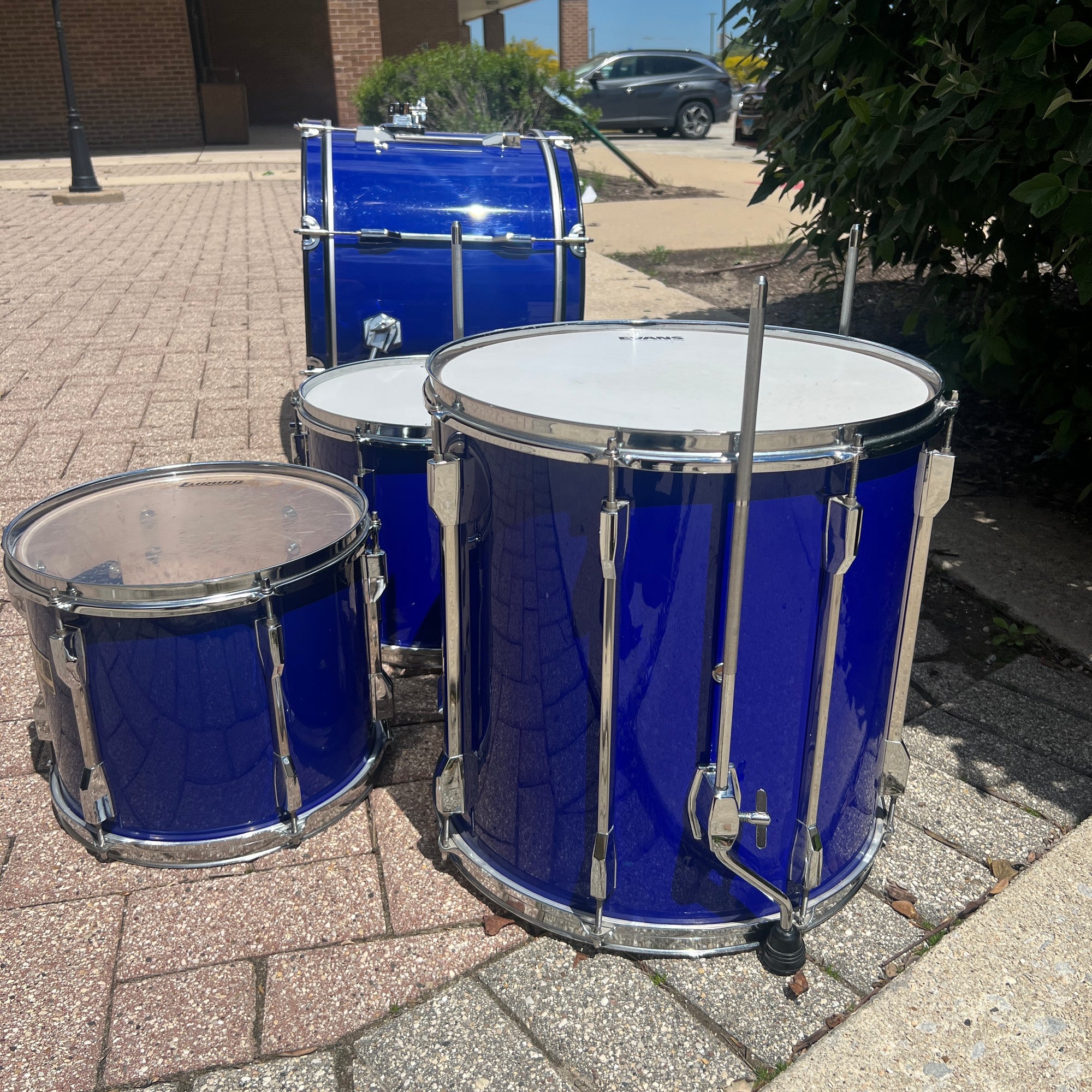 Pearl 1980s Export 4pc Kit Power Toms Royal Cobalt Blue